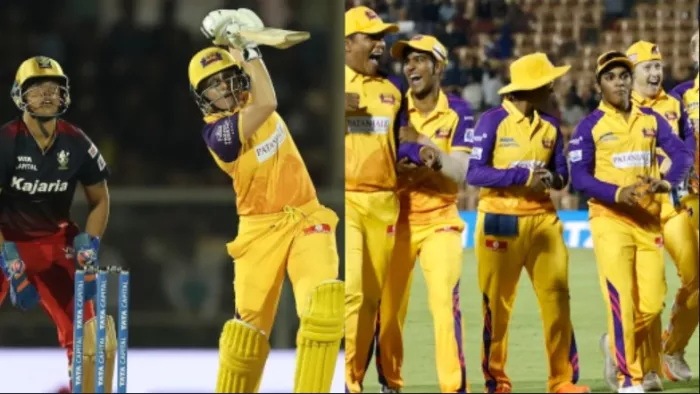 UP Warriors vs RCB, WPL 2023 (Photo-design)