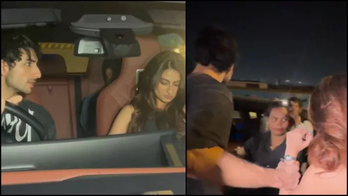 पलक तिवारी के लिए प्रोटेक्टिव हुए इब्राहिम अली खान। फोटो क्रेडिट- इंस्टाग्राम