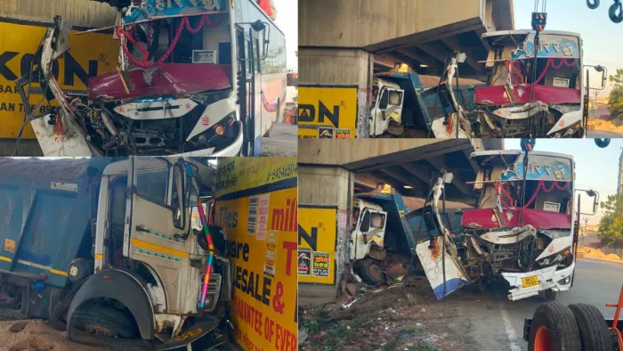 Ranchi Road Accident: रांची में ट्रक-बस के बीच भीषण टक्कर, दो की मौके पर मौत; कई घायल