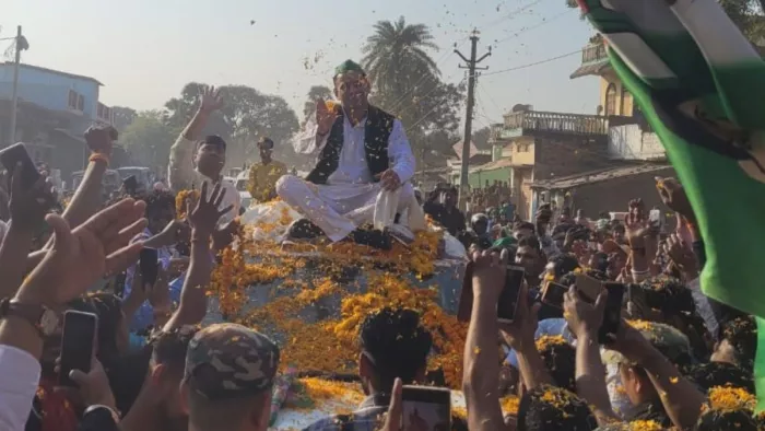 भाजपा नौटंकीबाज, असली धार्मिक तो हम हैं... : तेज प्रताप यादव। (जागरण फोटो)