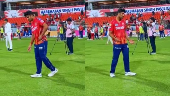 PBKS vs SRH मैच के बाद हताश Shashank Singh. फाइल फोटो