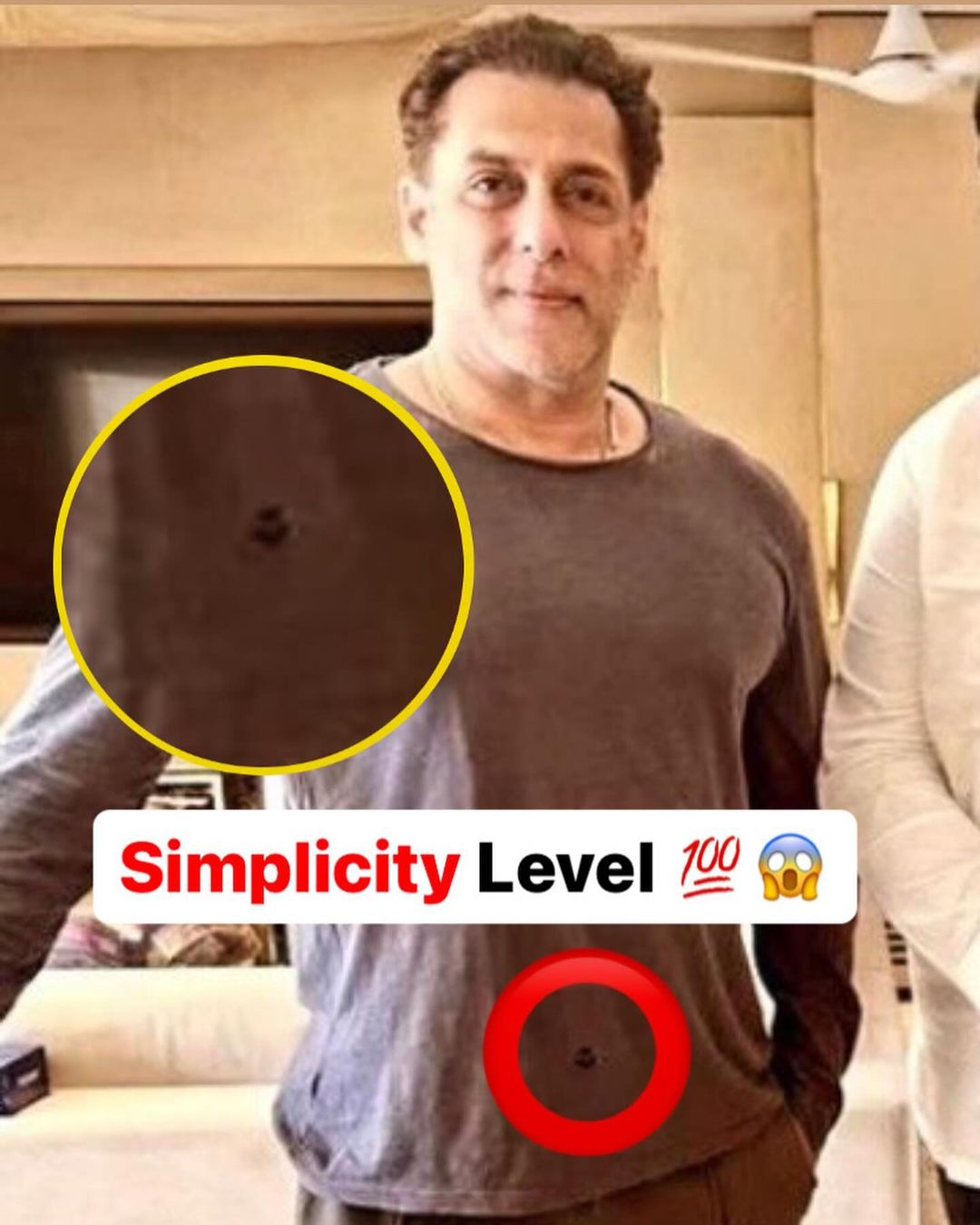 करोड़ों के मालिक Salman Khan फटी टी-शर्ट में हुए स्पॉट, यूजर्स बोले- 'हम  करें तो भिखारी' - salman khan in torn t shirt fans called bhaijaan  simplicity level