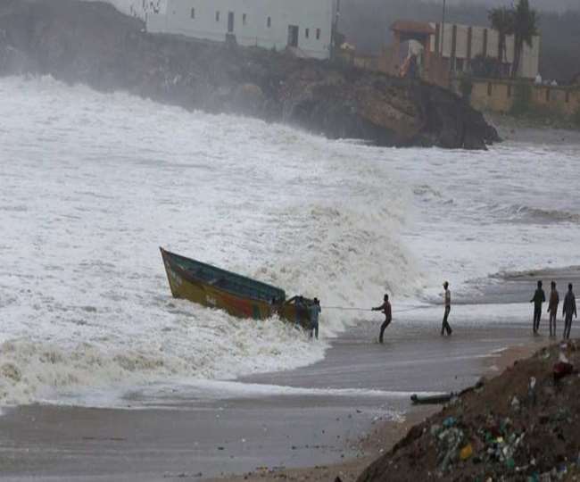 cyclone asani 6 boat capsize in turbulent sea near berhampur aryapalli in odisha