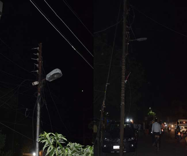 street light status in smart city gorakhpur