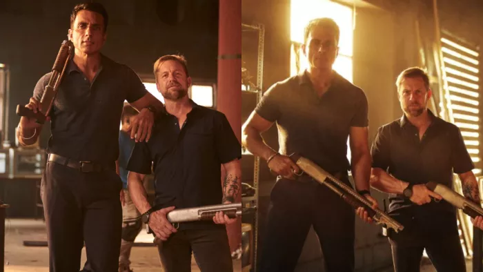 Sonu Sood Working With Fast and Furious Jurassic Park 3 and Baahubali Hollywood Action Director Lee Whittaker in Fateh/Instagram