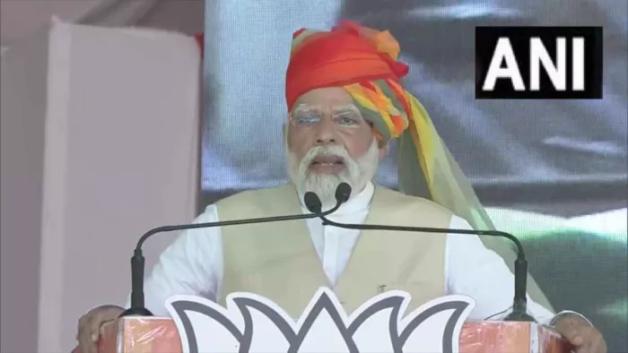 पीएम नरेंद्र मोदी ने राजस्थान के माउंट आबू में जनसभा को किया संबोधित।
