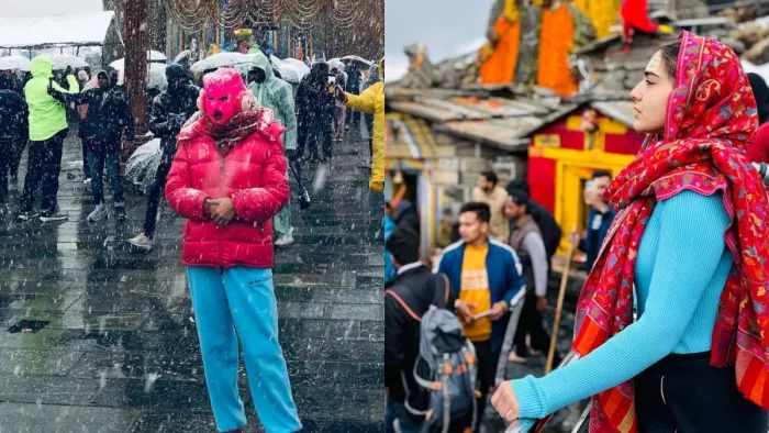 Sara Ali Khan, Kedarnath Dham, Photo Credit Sara Instagram