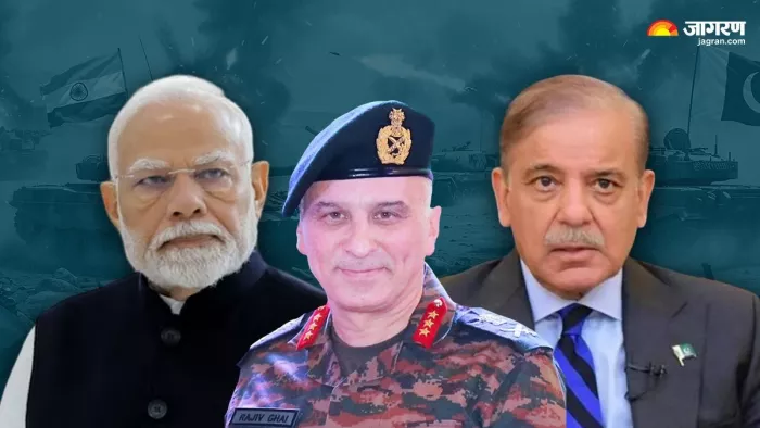 India Pakistan Ceasefire: सीजफायर से पहले दोनों देशों के DGMO के बीच बातचीत हुई।(फोटो सोर्स: जागरण)