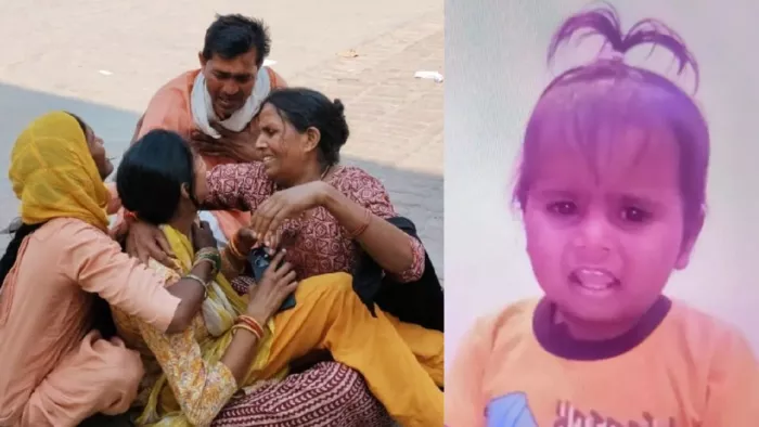 गांव आगापुर उर्फ याकूबपुर में माधव की मृत्यु के बाद बिलखते स्वजन l माधव का फाइल फोटो l स्रोत स्वजन
