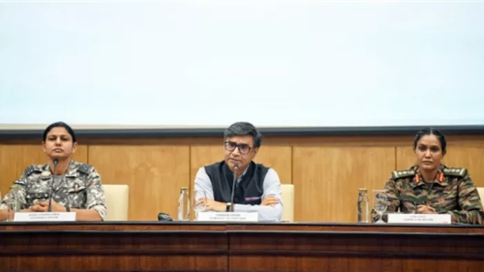 ऑपरेशन सिंदूर: भारत ने पाकिस्तान के दुष्प्रचार को बेनकाब किया। (फोटो सोर्स- एएनआई)