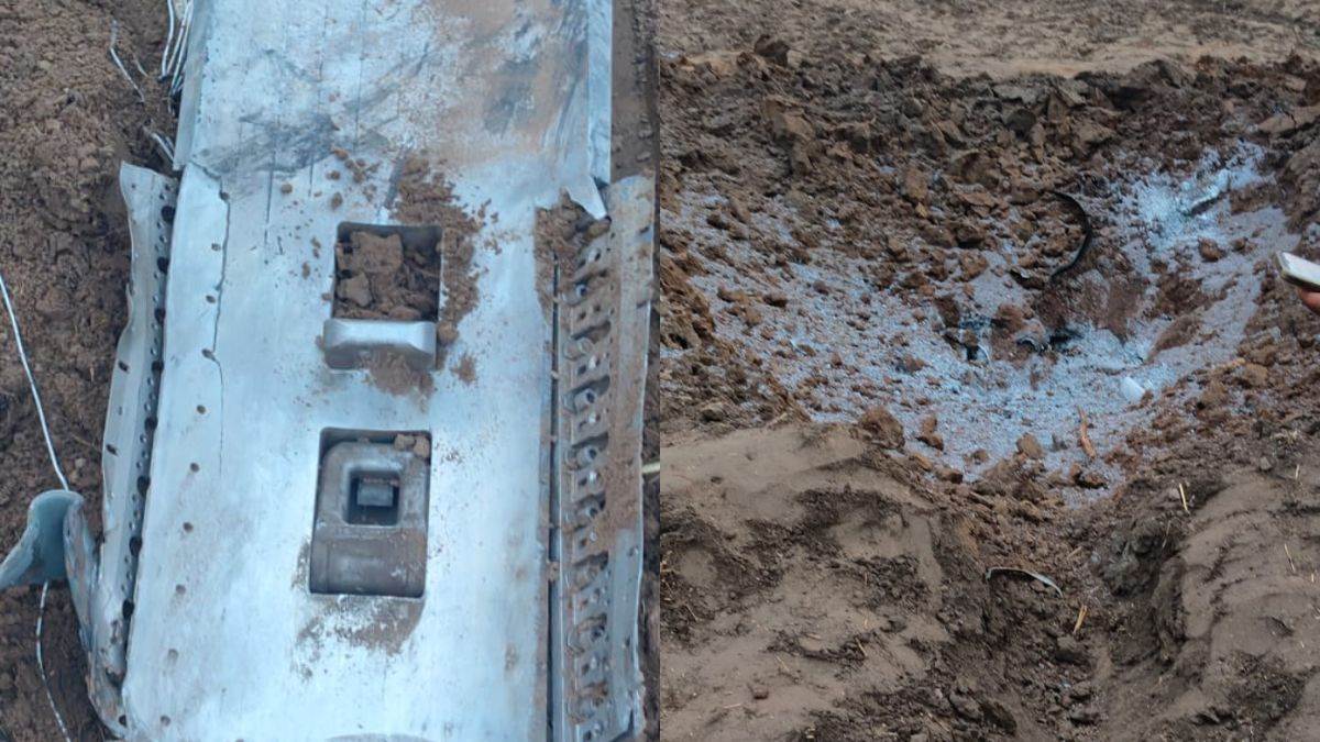 explosion in a field in mansa punjab people came out of their houses after hearing the loud sound police team investigating