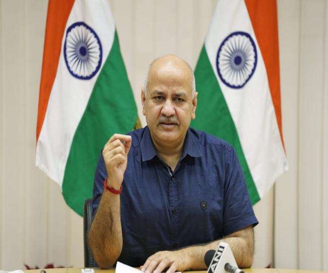 दिल्ली के उपमुख्यमंत्री मनीष सिसोदिया की डिजिटल प्रेस वार्ता।