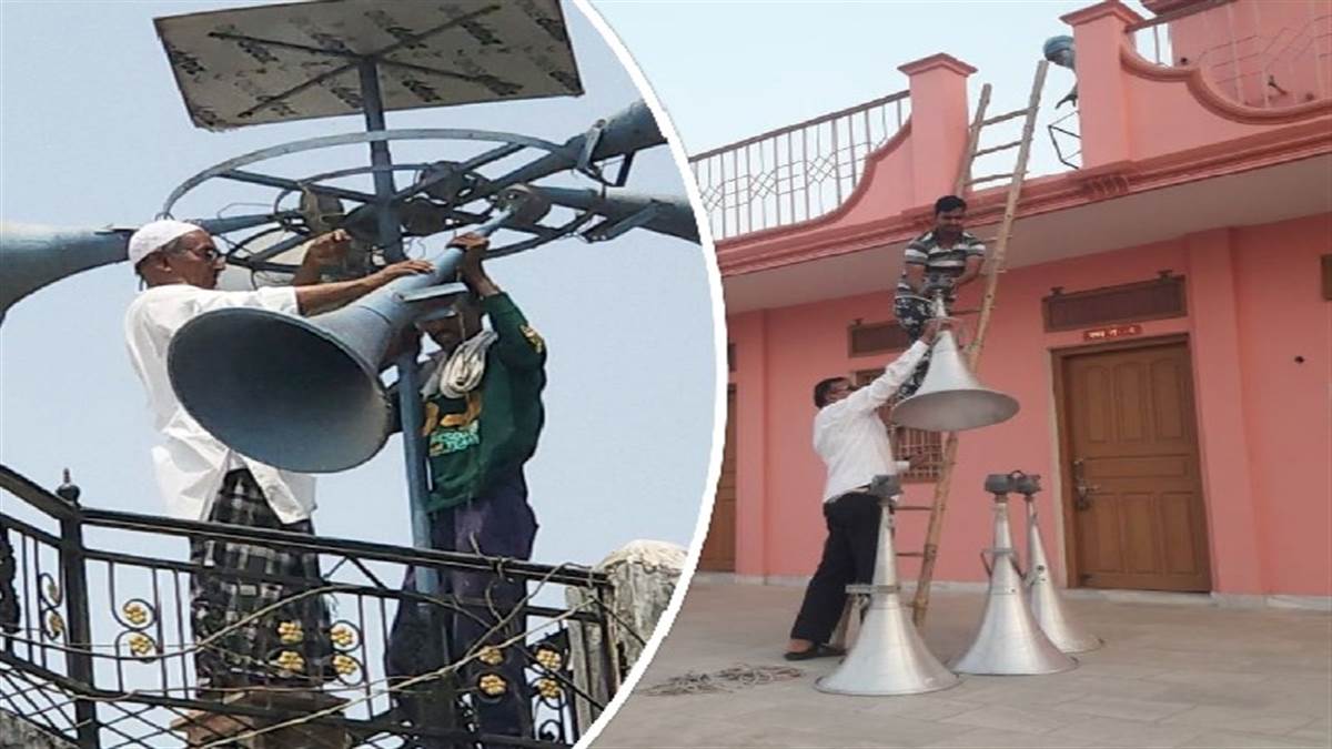 action taken on more than one and half lakh loudspeakers installed at religious places in up without controversy