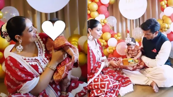 Bipasha Basu Karan Singh Grover Daughter Devi Rice Ceremony- Photo/Instagram