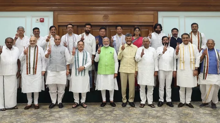 NDA Ministers List: एनडीए में शामिल किस दल से कितने बने मंत्री।
