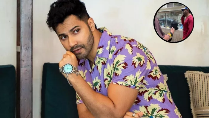 पैपराजी संग छीना झपटी करते हुए वरुण धवन का वीडियो वायरल/ फोटो- Instagram