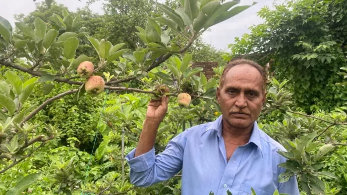 किसान विकास तिवारी बने प्रेरणास्त्रोत। (जागरण फोटो)