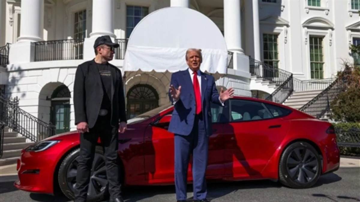 trump to sell tesla model x car amid musk feud report details