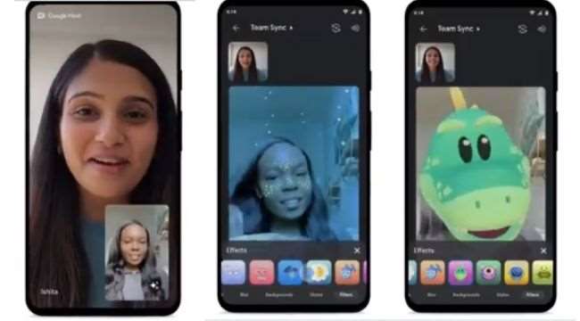 Google Meet has added new effects for a dual AR mask style video filter for personal calls on iOS and Android