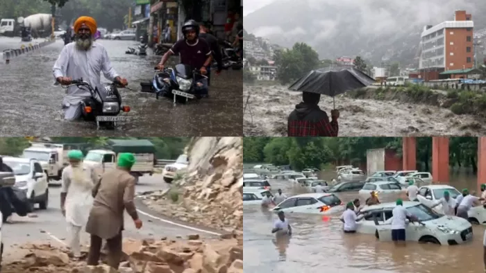 देश के कई हिस्सों में भारी बारिश का तांडव, तस्वीरों में देखें अपने राज्य का हाल। फाइल फोटो।