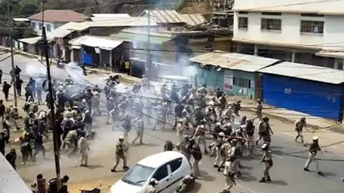 Manipur Violence मणिपुर में हिंसा की आग।