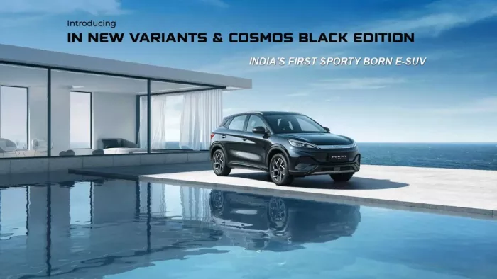 BYD ने Atto 3 के नए वेरिएंट और Black Edition को भारत में लॉन्च कर दिया है।