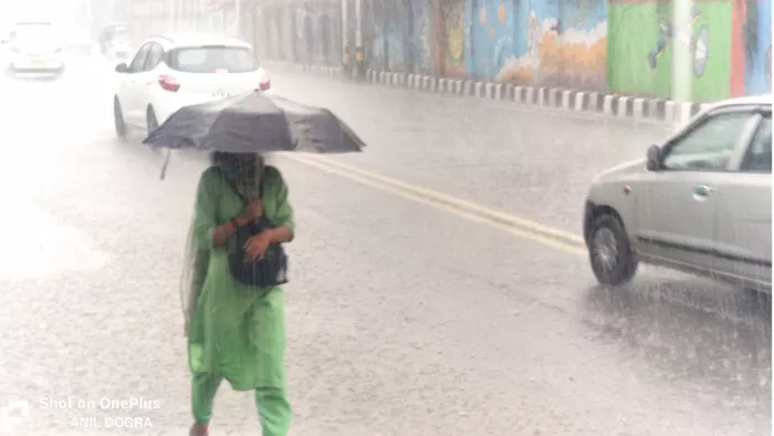 भारी बारिश से जनजीवन अस्त-व्यस्त हो गया है। जागरण आर्काइव