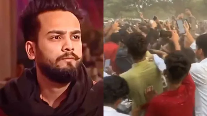 Bigg Boss Ott 2 Finalist Elvish Yadav के फैंस की वजह से हुआ ट्रैफिक जाम/Photo- Twitter
