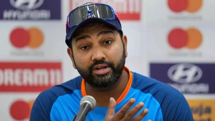 आईसीसी ट्रॉफी में भारत के सूखे पर कप्तान रोहित का बेबाक बयान। फोटो- बीसीसीआई ट्विटर