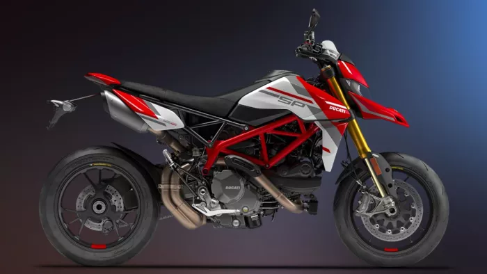 Ducati Hypermotard 950 SP को 13.2 लाख रुपये की शुरुआती कीमत पर खरीदा जा सकता है।