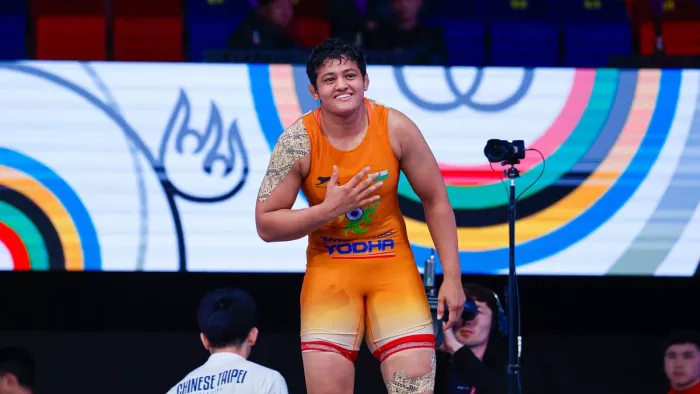 रीतिका हु़ड्डा से भारत को आखिरी पदक की उम्मीद। फोटो- IOC