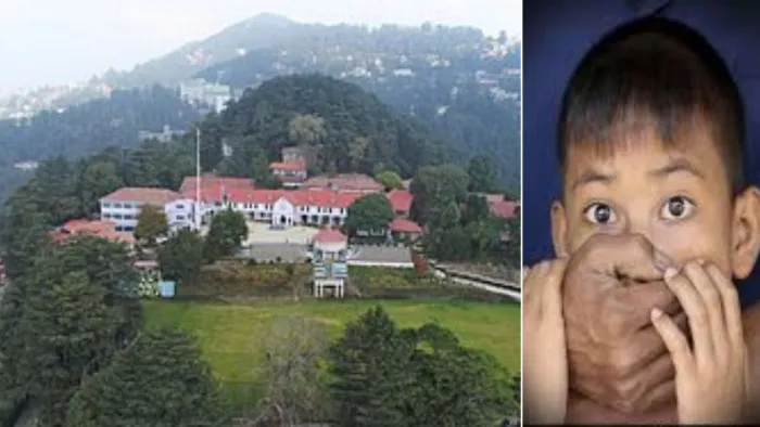 शिमला का बिशप काॅटन स्कूल परिसर। स्कूल के तीन बच्चे अगवा कर लिए थे।