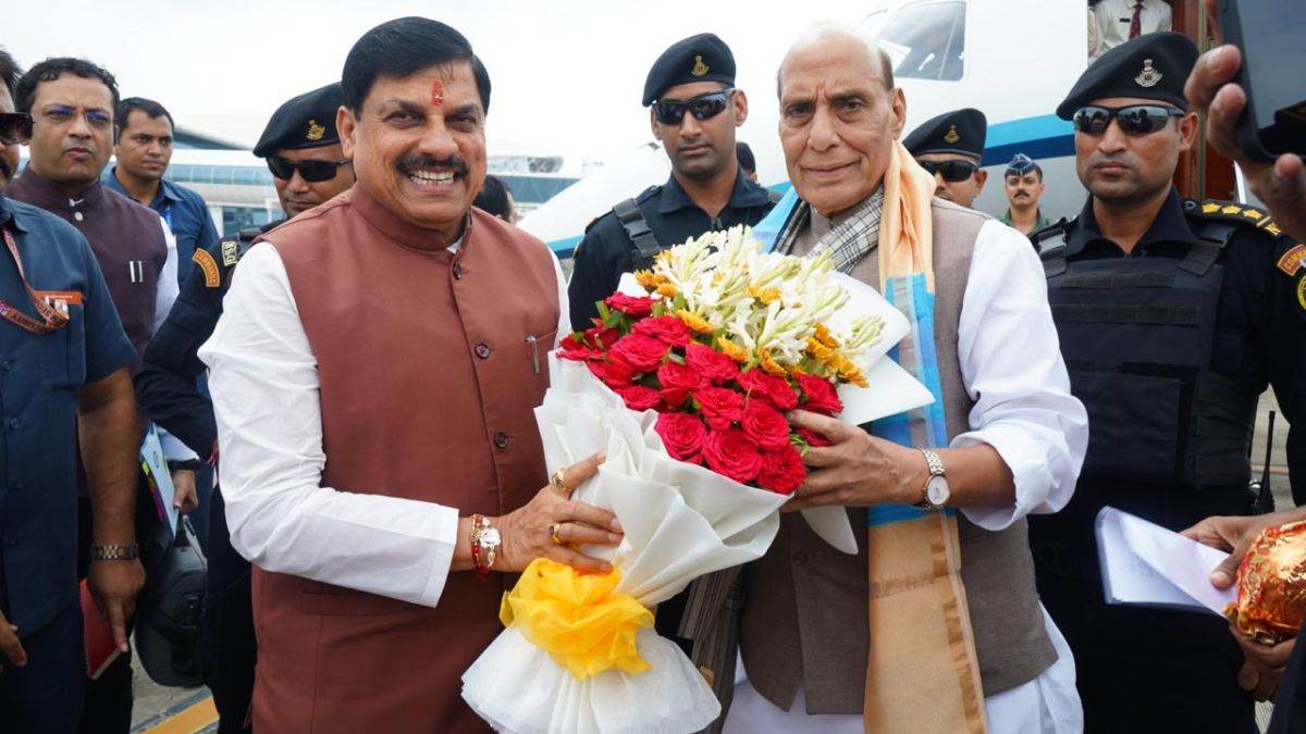 rajnath singh inaugurates beml rail hub in mp boosts mohan yadav employment