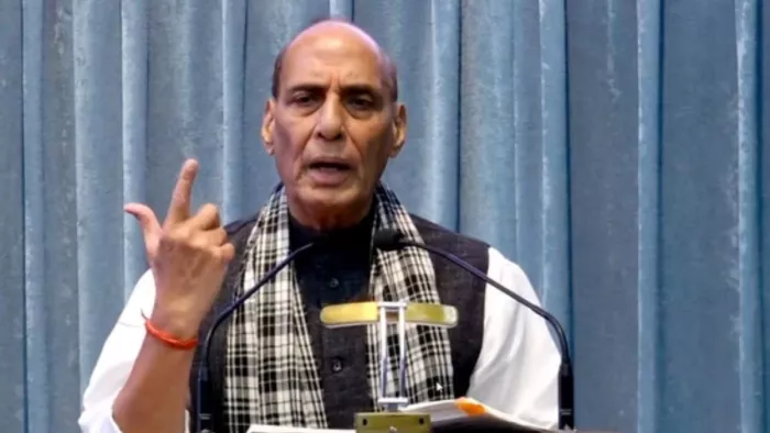 टैरिफ वार के बीच राजनाथ सिंह ने ट्रंप पर साधा निशाना। (फाइल फोटो)