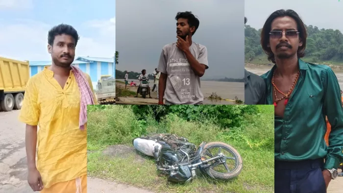 बहन के घर जा रहे तीन दोस्तों की सड़क दुर्घटना में मौत