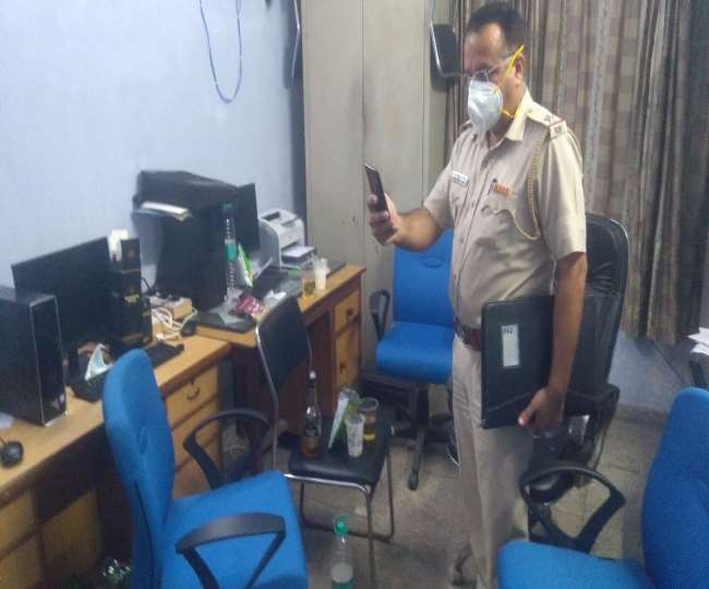 जींद के कोविड सेंटर में दारू के जाम छलका रहे थे कर्मचारी, कैमरे देख भागे