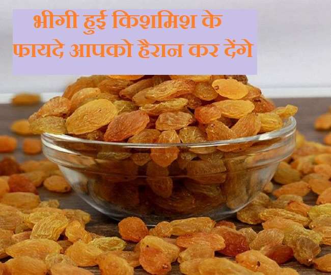 Health Benefits Of Soaked Raisins सुबह खाली पेट भीगी हुई किशमिश खाने
