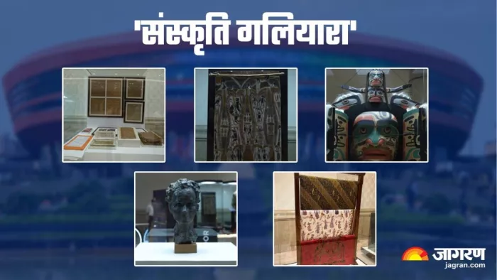 भारत मंडपम में दिख रही वैश्विक विरासत की झलक (जागरण ग्राफिक्स)