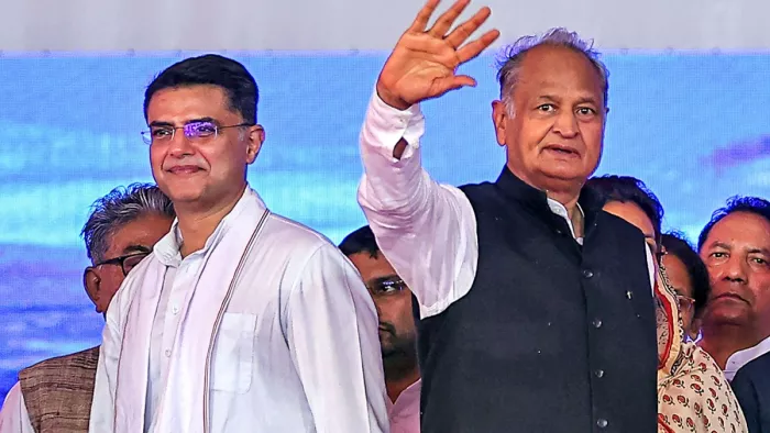 Rajasthan Election 2023: राजस्थान के मुख्यमंत्री अशोक गहलोत और पूर्व सीएम सचिन पायलट (फोटो पीटीआई)