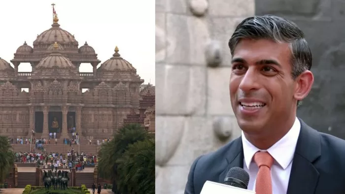 Rishi Sunak Visit Akshardham Temple: थोड़ी देर में अक्षरधाम पहुंचेगे ऋषि सुनक, चप्पे-चप्पे पर सुरक्षा का पहरा