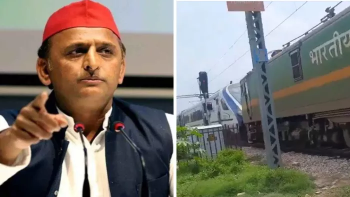 सपा प्रमुख अखिलेश यादव ने एक्स पर पोस्ट किया वंदे भारत का वीडियो।