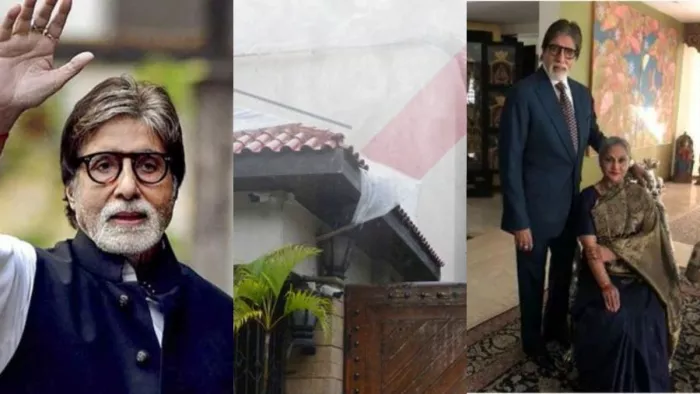 File Photos of Amitabh Bachchan, Jaya Bachchan and his Bungalow Jalsa. Photo Credit/ Twitter