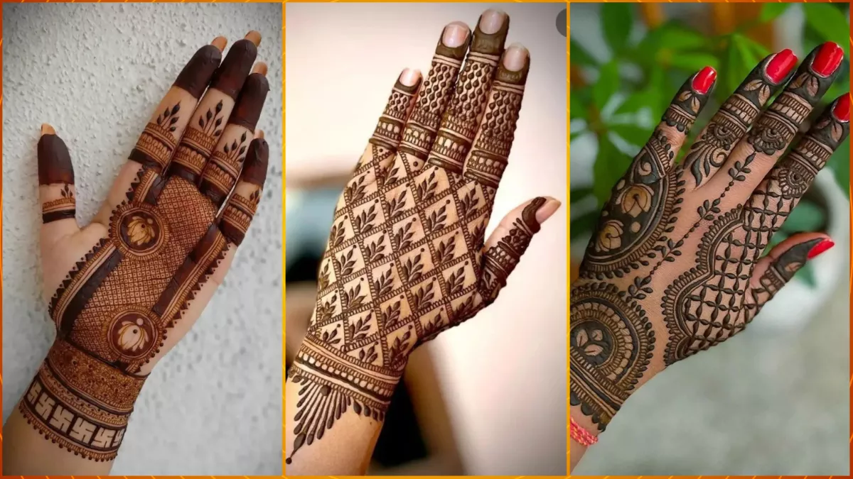 Karwa Chauth Mehndi Design 2022 करवा चौथ पर मेहंदी ...