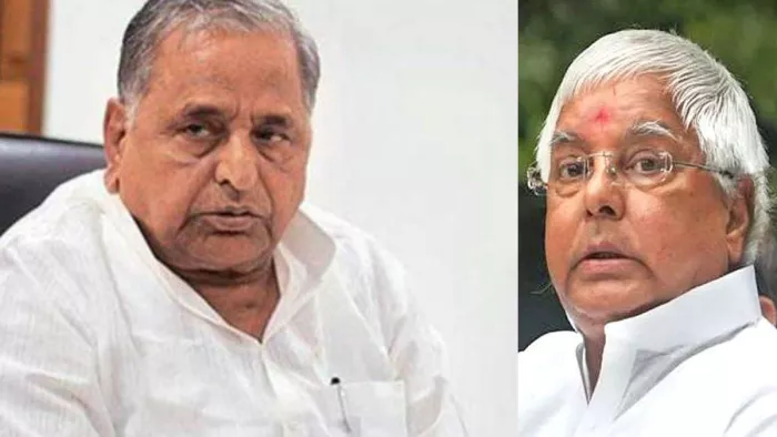 Mulayam Singh Yadav Death News: मुलायम सिंह यादव एवं लालू प्रसाद यादव। फाइल तस्वीरें।