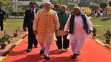 लखनऊ दौरे के समय मुलायम सिंह के साथ पीएम मोदी (फाइल फोटो)