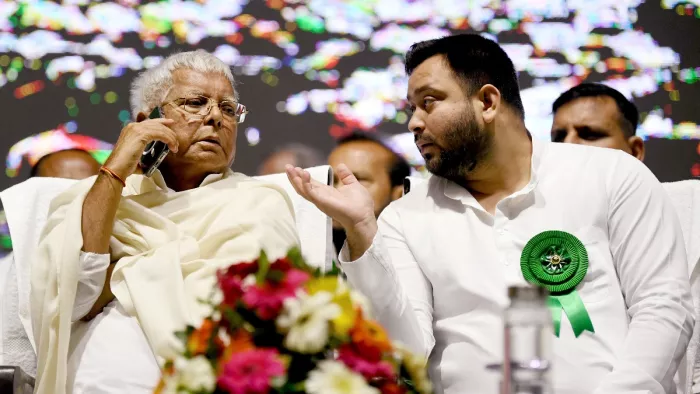 लालू प्रसाद के हाथ में 12वीं बार राजद की कमान सौंपी गई है। (Photo ANI)
