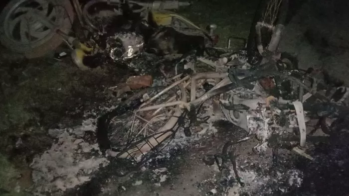 Sultanpur News: जंगलीनाथ महादेव मंदिर के पास हुई घटना, दो प्रतिमाएं भी क्षतिग्रस्त।