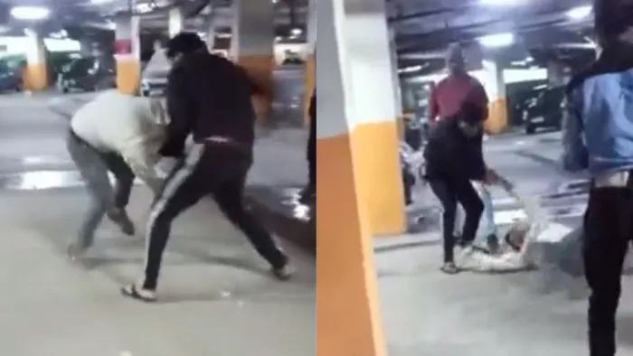 Noida में बूथ संचालक और सप्लायर के बीच जमकर चले लात-घूंसे, Video वायरल