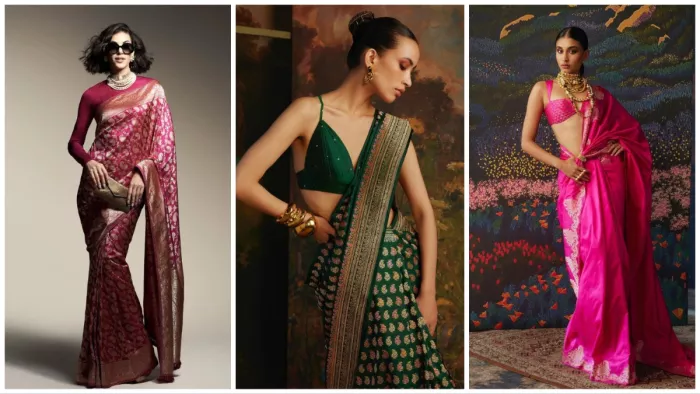 Silk Saree Blouse designs: सिल्क की साड़ियों के लिए स्टाइलिश ब्लाउज़ डिज़ाइन्स