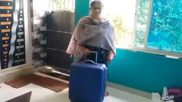 सिक्किम से ओडिशा अपने घर लौटी नफिशा जहान।
